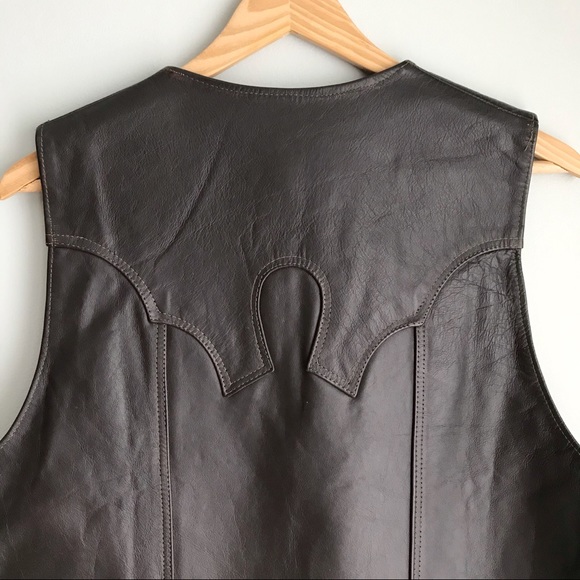 Vintage Jackets & Coats Vintage Leather Western Horseshoe Cowboy